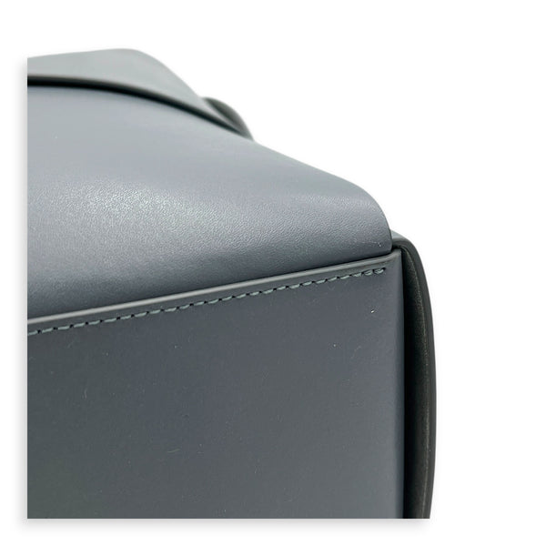 Arco Top Handle Bag Grey in Lambskin, Silver hardware