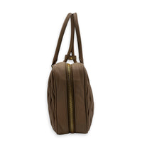Matelassé Pink Top Handle Bag in Lambskin, Gold hardware