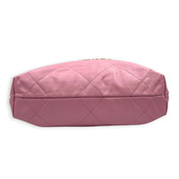 22 Tote Small Pink Tote Bag in Lambskin, Gold hardware