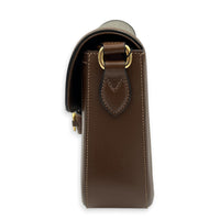 Horsebit 1955 Brown Crossbody Bag in Coated Canvas, Gold hardware