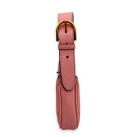 Aphrodite Mini Pink Shoulder Bag in Calfskin, Gold hardware