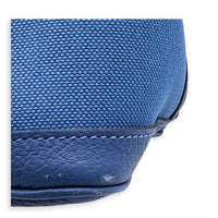 Garden Party 36 Blue Brighton Top Handle Bag in Canvas, Palladium hardware