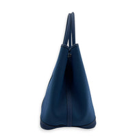 Garden Party 36 Blue Brighton Top Handle Bag in Canvas, Palladium hardware