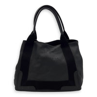 Balenciaga Cabas Tote Bag Black in Calfskin, Silver hardware_1