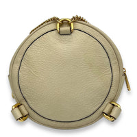 Gucci Ophidia Round Crossbody Bag White in Calfskin, Gold hardware_2