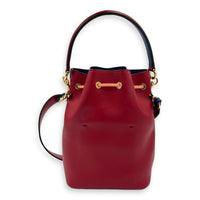 Fendi Mon Tresor Bucket Bag Red in Calfskin, Gold hardware_2