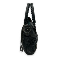 Balenciaga First Green Top Handle Bag in Calfskin, Silver hardware_4