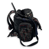 Chanel Astronaut  Backpack Multi-colour in Tweed, Silver hardware_2