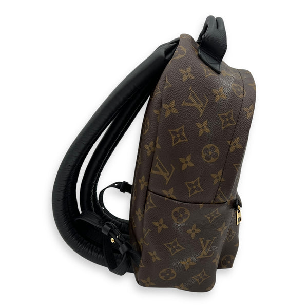 Louis Vuitton Palm Springs PM Brown Backpack in Monogram Coated Canvas, Gold hardware_11