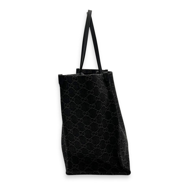 Gucci Ophidia Large Grey Tote Bag in Denim_3
