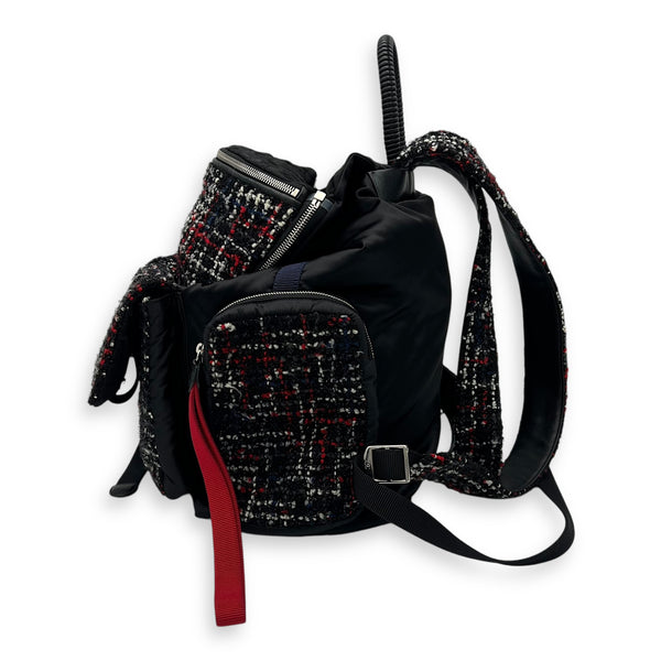 Chanel Astronaut  Backpack Multi-colour in Tweed, Silver hardware_3