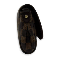Louis Vuitton Favourite Crossbody Bag MM Brown in Coated Canvas, Gold hardware_3