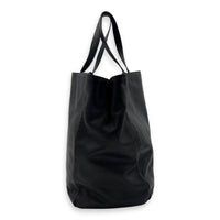 Saint Laurent Shopper Black Tote Bag in Calfskin, Gold hardware_3