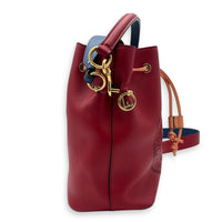Fendi Mon Tresor Bucket Bag Red in Calfskin, Gold hardware_4