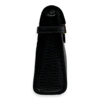 Saint Laurent Manhattan Shoulder Bag Black in Crocodile Embossed Calfskin, Gold hardware_4
