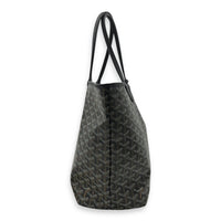 Goyard Saint Louis Tote Bag PM Black in Coated Canvas, Silver hardware_4
