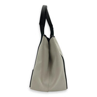 Balenciaga Cabas Tote Bag Medium White in Canvas, Silver hardware_4