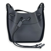 Loewe Hammock Mini Blue Shoulder Bag in Calfskin, Silver hardware_9
