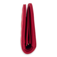 Chanel Classic Wallet Red in Lambskin, Gold hardware_1
