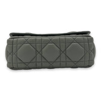 Caro Medium Grey Shoulder Bag in Lambskin, Silver hardware