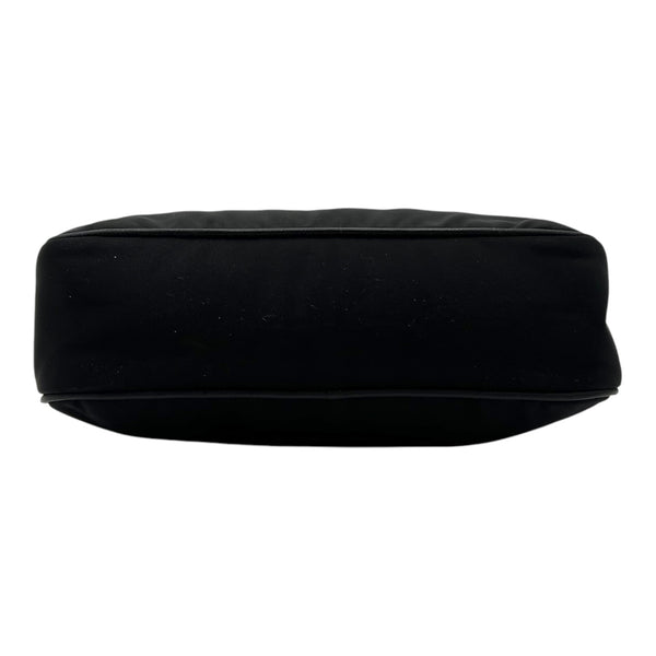 Prada Re-Nylon Crossbody Bag Black in Re-Nylon, Silver hardware_5