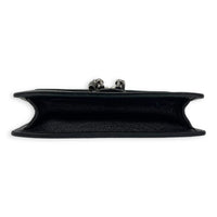 Gucci Dionysus Super Mini Black Crossbody Bag in Canvas, Silver hardware_5