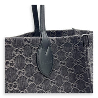Gucci Ophidia Large Grey Tote Bag in Denim_6