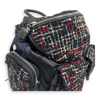 Chanel Astronaut  Backpack Multi-colour in Tweed, Silver hardware_4
