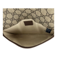 Gucci Ophidia Belt Bag Grey in Coated Canvas, Gold hardware_6