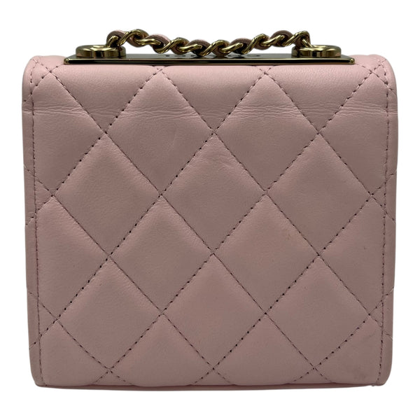 Chanel Trendy CC Wallet On Chain Pink in Lambskin, Gold hardware_2