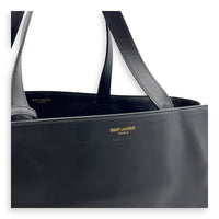 Saint Laurent Shopper Black Tote Bag in Calfskin, Gold hardware_6