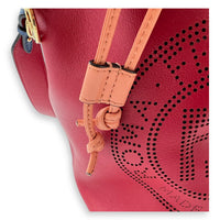 Fendi Mon Tresor Bucket Bag Red in Calfskin, Gold hardware_7