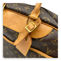 Louis Vuitton Deauville  Brown Top handle Bag in Monogram Coated Canvas, Gold hardware_11