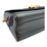 Louis Vuitton Twist Shoulder Bag MM Black in Epi Leather, Gold hardware_5