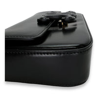 Triomphe Shoulder Bag  Black in Calfskin , Gold Hardware
