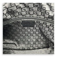 Gucci Boston Top Handle Bag Black in Suede Leather, Gold hardware_10