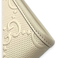 Gucci GG Crossbody Bag White in Calfskin, Silver hardware_8