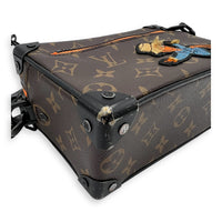 Louis Vuitton Soft Trunk Shoulder Bag Brown in Monogram Coated Canvas, Black hardware_6