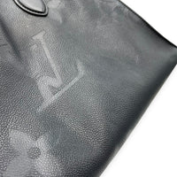 Louis Vuitton OnTheGo Top Handle Bag Black in Empreinte Leather, Gold hardware_9