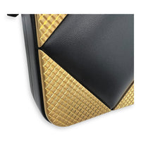 Chanel METAL Crossbody Bag Black in Lambskin, Gold hardware_8