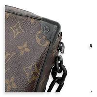 Louis Vuitton Soft Trunk Shoulder Bag Brown in Monogram Coated Canvas, Black hardware_3