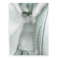 Chanel CC Top Handle Bag Green in Caviar Leather, Gold hardware_2