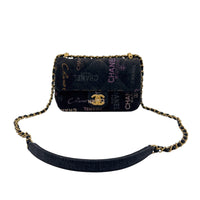Chanel Mood Multi-colour Shoulder Bag in Denim, Gold hardware_9