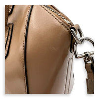 Givenchy Antigona Beige Top Handle Bag in Calfskin, Silver hardware_8