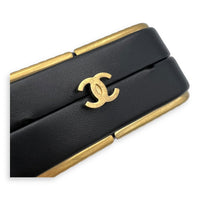 Chanel METAL Crossbody Bag Black in Lambskin, Gold hardware_7