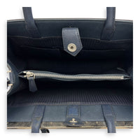 Fendi 2Jours Top Handle Bag Blue in Calfskin, Silver hardware_6