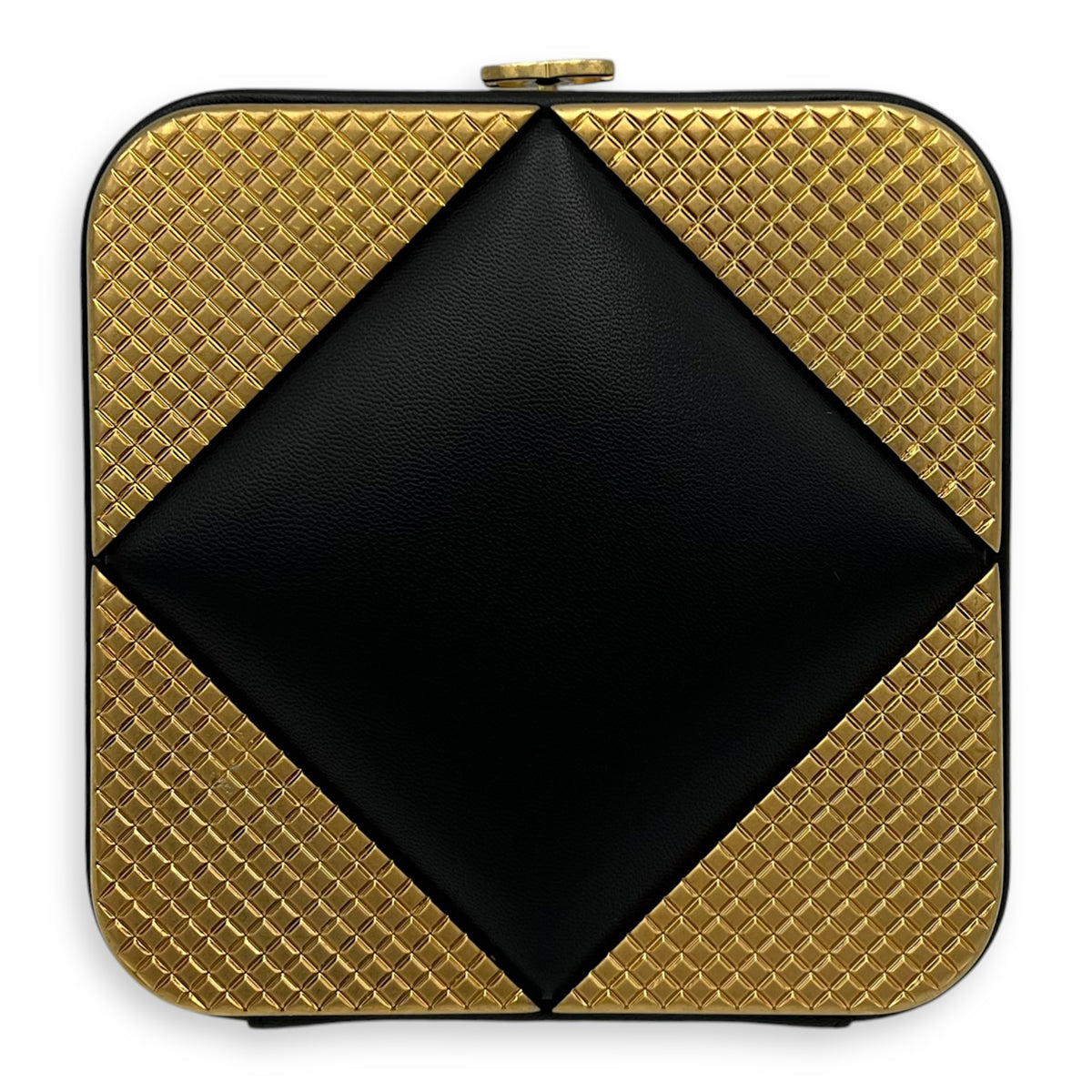 Chanel METAL Crossbody Bag Black in Lambskin, Gold hardware_1