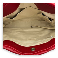Chanel CC Shoulder Bag Red in Caviar Leather, Silver hardware_6