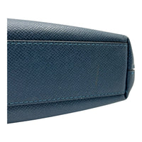 Louis Vuitton Grigori Messenger PM Blue in Taiga Leather, Silver hardware_7