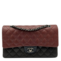 Chanel Classic Shoulder Bag Medium Multi-colour in Lambskin, Ruthenium hardware_1